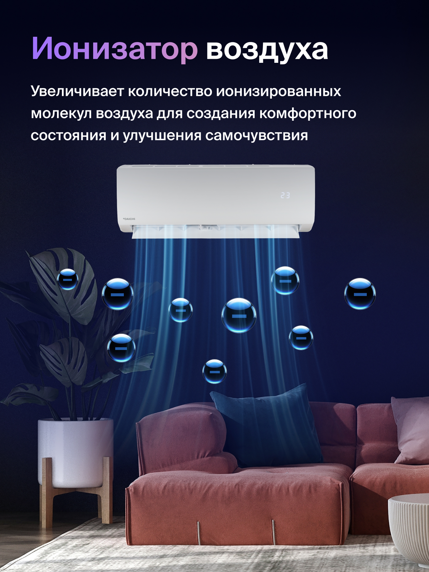 Сплит-система Daichi DA20EVQ1/DF20EV1 — фото 6